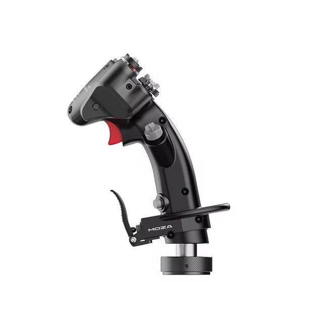 MOZA MH16 Flightstick PC Compatible Wired with 27 Input Signals and 8-Way ALPS Thumbstick Game Joystick