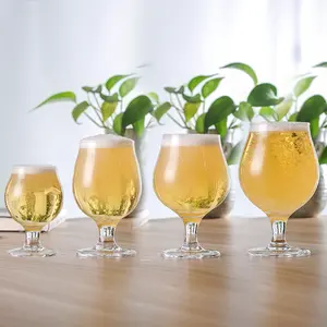 factory supply cheaper custom logo printing brandy snifter beer glass cup 150ml 5oz belgian tasting beer glass