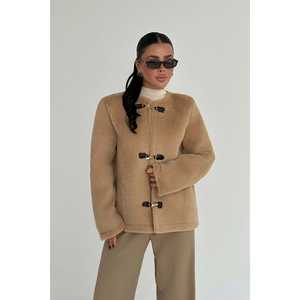 Chaqueta Bomber Reversible Tan Cleffy de Cuero Vacuno y Piel de Oveja con Acolchado Satinado, Suave, para Otoño y Primavera, con Logotipo Personalizado - Product Image 3