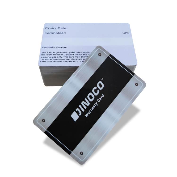 Professional Custom Printing PVC Plastic Business Luxury Guarantee Card
