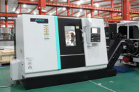 Centro de Torneado y Fresado Horizontal de Alta Calidad TCK50100Y, Torno CNC Automático con Eje Y, Bancada Inclinada, Servicio Pesado, GSK