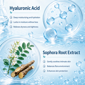 Kormesic - Lavado Íntimo Femenino con Hialuronato de Sodio de 200 ml, Cuidado de la Salud Íntima Femenina, Halal, Natural, Hipoalergénico - Product Image 4
