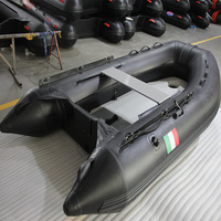 Bateau gonflable en fibre de verre de 2.8m avec caractéristiques de sauvetage pour les activités d'aviron de feu