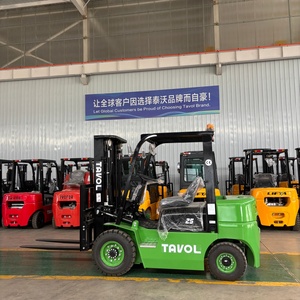 Forklift Diesel Tavol 2.5T Ban Solid Tugas Berat Counterweight Besi Cor Tiang Dua/Tiga Tingkat Penggeser Samping Hidrolik - Product Image 4