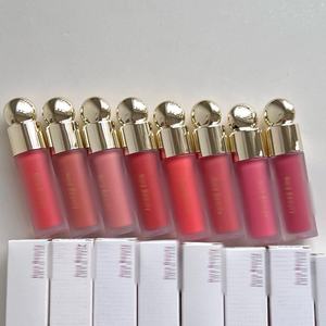 Rubor Líquido Mate Aterciopelado de Larga Duración 7.5ml, Tinte Natural para Mejillas, Crema de Rubor, Maquillaje con Pigmento Naranja Melocotón - Product Image 6