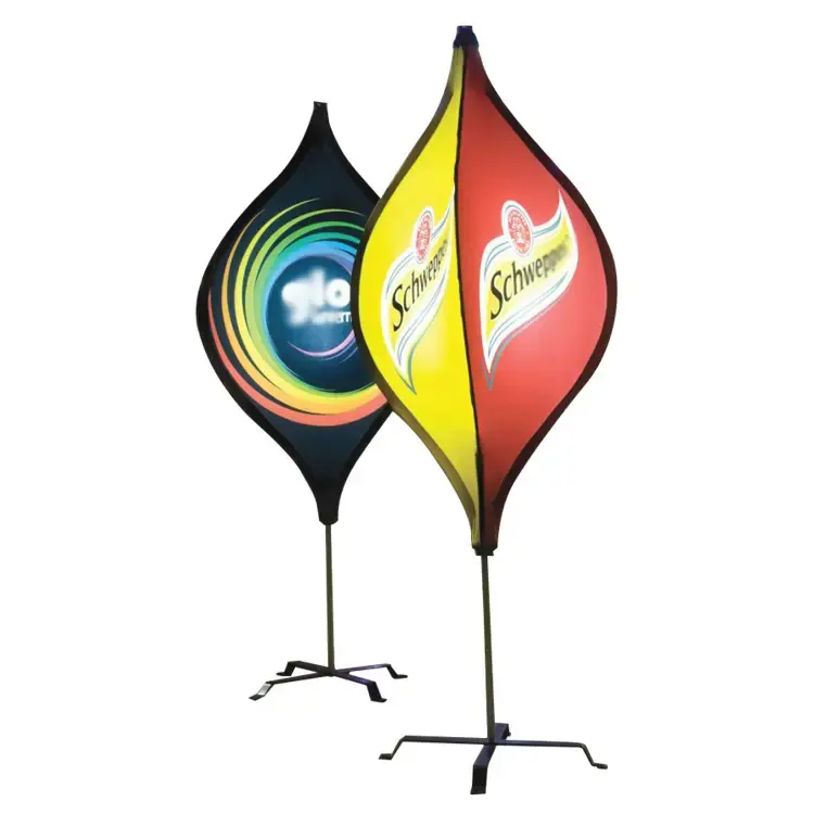 Promotion Advertising Lantern Banners Spinning Flags Outdoor Displaying Lantern Flag Banner