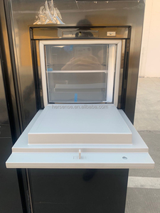 Refrigerador inteligente de lado a lado de vidrio templado negro con barra de arte para hacer hielo completamente automática y purificador de agua incorporado - Product Image 4