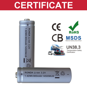 Thương hiệu mới CE cấp giấy chứng nhận Coppertop <span class=keywords><strong>AA</strong></span> có thể sạc lại 14500-600mAh pin với Power Boost thành phần lâu dài điện - Product Image 2