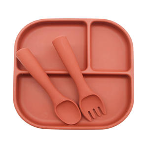 Plato y Babero <span class=keywords><strong>de</strong></span> Silicona para Bebés, Juego <span class=keywords><strong>de</strong></span> Vajilla <span class=keywords><strong>de</strong></span> Viaje Ecológica Libre <span class=keywords><strong>de</strong></span> BPA para la Alimentación y Destete <span class=keywords><strong>de</strong></span> Niños - Product Image 6