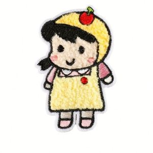 Patch brodé auto-adhésif, motif dessin animé mignon, personnage anime fille garçon, pour décoration de coque de téléphone, chaussures, chapeaux et vêtements - Product Image 5