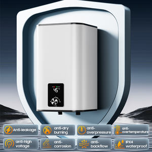 Calentador <span class=keywords><strong>de</strong></span> Agua Eléctrico <span class=keywords><strong>de</strong></span> 50L con Certificación <span class=keywords><strong>de</strong></span> Eficiencia Energética A+ y Certificación CE, Tanque Vertical Esmaltado para Baño Doméstico - Product Image 5