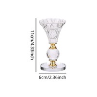 Ornements de brûleurs en verre de luxe léger, exquis et élégants, vente en gros par les fabricants Golden Alaba Home