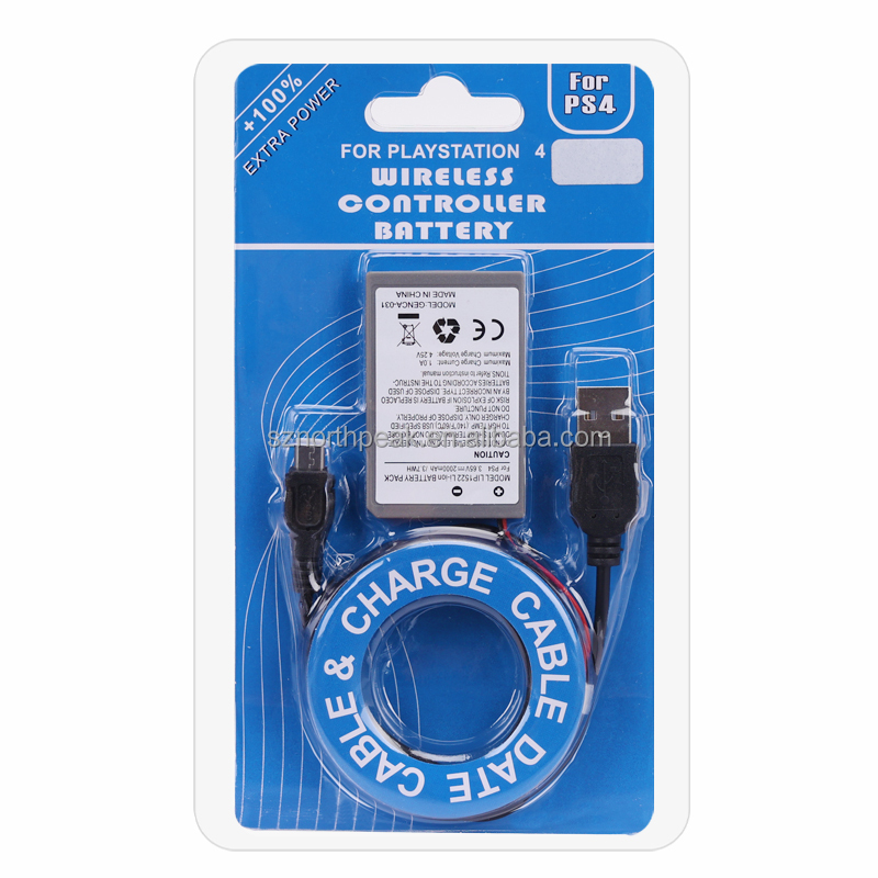 Conector grande gris para PS4 con paquete