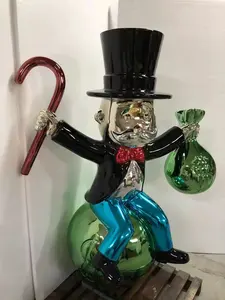 Venta caliente 80cm chapado <span class=keywords><strong>Alec</strong></span> <span class=keywords><strong>Monopoly</strong></span> escultura tamaño real <span class=keywords><strong>Monopoly</strong></span> estatuas <span class=keywords><strong>Alec</strong></span> <span class=keywords><strong>Monopoly</strong></span> estatua de resina - Product Image 6