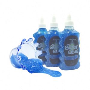Hot Selling Kids Color <b>Slime</b> <b>Activator</b> Glitter Glowing Glow in the Dark Clay Soft Toy Eco-friendly - Product Image 1