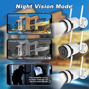 Nhà Máy Giá 10 inch 4 kênh CCTV Hệ thống Camera NVR Bộ dụng cụ với wifi 2.4 Gam an ninh không dây máy ảnh cho giám sát - Product Image 5