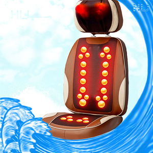 Massage Cushion For Neck Waist Back Cervical Spine With Kneading Tapping Acupressure Heating Function <b>Plug</b> In 45x46x85cm - Product Image 1