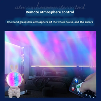 Lampe de projection d'étoiles moderne à LED, alimentée par USB, télécommande, intensité réglable, décoration de salon, chambre à coucher, lumière de nuit, ciel étoilé