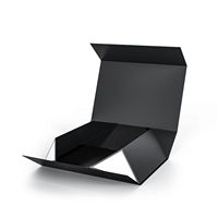 Boîte en papier pliable, ruban en satin de luxe, fermeture magnétique, boîte rigide pour la Saint-Valentin, emballage romantique pour chocolats et bonbons