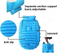 Baignoire gonflable ovale Waterhan en PVC de haute qualité, personnalisable, pour bébé, usage extérieur, 2 personnes, 20 gallons, unisexe, pour enfants