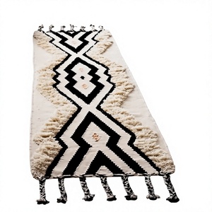 Designer Modern Stylish Boho Cotton Rugs Handmade Washable Waterproof Non-Slip Eco-Friendly Reversible Rug Living Room Area - Product Image 1