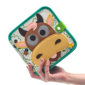 Jouet éducatif Montessori personnalisé en gros pour enfants, développe les talents et les capacités, <span class=keywords><strong>livre</strong></span> silencieux classique en feutrine - Product Image 1