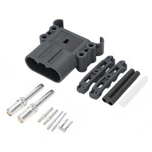 Kit <span class=keywords><strong>de</strong></span> connecteurs <span class=keywords><strong>de</strong></span> charge <span class=keywords><strong>de</strong></span> batterie mâles <span class=keywords><strong>de</strong></span> haute qualité, style REMA, 160A 150V, avec bornes pour chariot élévateur - Product Image 1