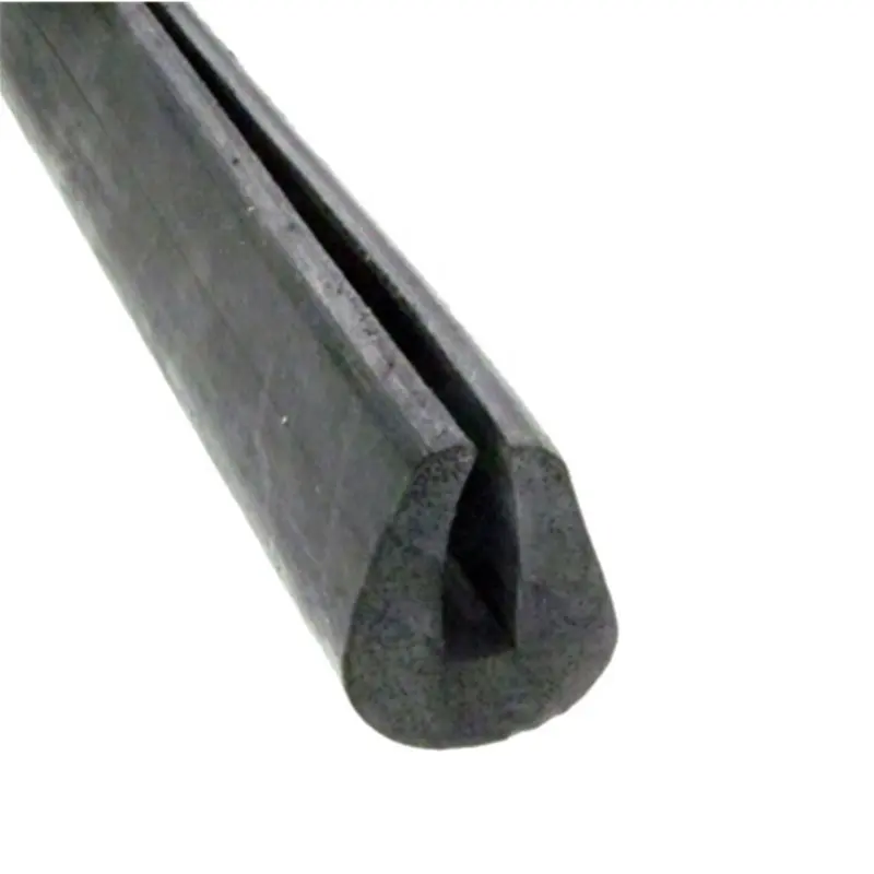 China soft rubber seal strip supplier metal inserted EPDM VMQ silicone rubber round foam sponge sealing strip profiles