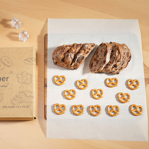 Tùy Chỉnh Dùng Một Lần Cấp Thực Phẩm Nướng Giấy Tờ Không Thấm Mỡ Dầu Bằng Chứng Silicone Giấy Giấy Da Giấy Cho Bánh - Product Image 4