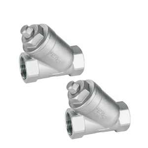 Filtro de rosca hembra tipo Y de 3/8"-4 DN10-100 de acero inoxidable CF8M CF8, hierro fundido dúctil, latón y bronce - Product Image 1