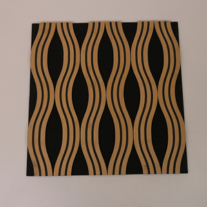 Panel de Pared de Listones de Madera con Forma de Cuña, Ecológico, Absorbente de Sonido, para Salas Profesionales, Salas de Estar y Dormitorios - Product Image 1