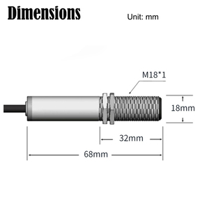 Sonde infrarouge industrielle sans contact HL600-400A 500 800 1000 degrés Celsius, capteur de haute température en ligne - Product Image 6