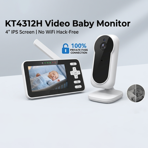KT4312H OEM ODM Baby Monitor 720P HD <b>Camera</b> 4" <b>IPS</b> Display Secure FHSS Connection Professional Baby Security <b>System</b> - Product Image 1