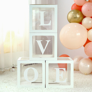2020 <span class=keywords><strong>bonne</strong></span> <span class=keywords><strong>année</strong></span> amour bébé révèlent douche nuptiale ballon décorations de boîte - Product Image 4