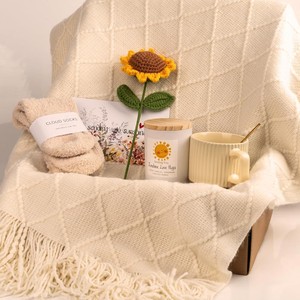 Set Regalo di Recupero per Donne, Set con Coperta, Candela e Tazza, Regalo per la Giornata dell'Infermiera, Condoglianze, Pensiero per Te - Product Image 4