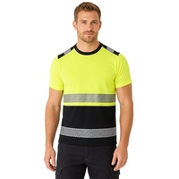 Chemise de sécurité haute visibilité légère, t-shirt de travail réfléchissant pour le personnel de contrôle du trafic
