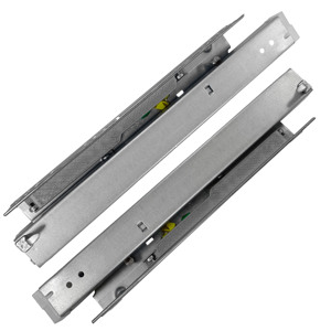 Scorrevoli per cassetti a canale telescopico a chiusura morbida a scomparsa con estensione completa a <span class=keywords><strong>3</strong></span> pieghe di alta qualità - Product Image 4