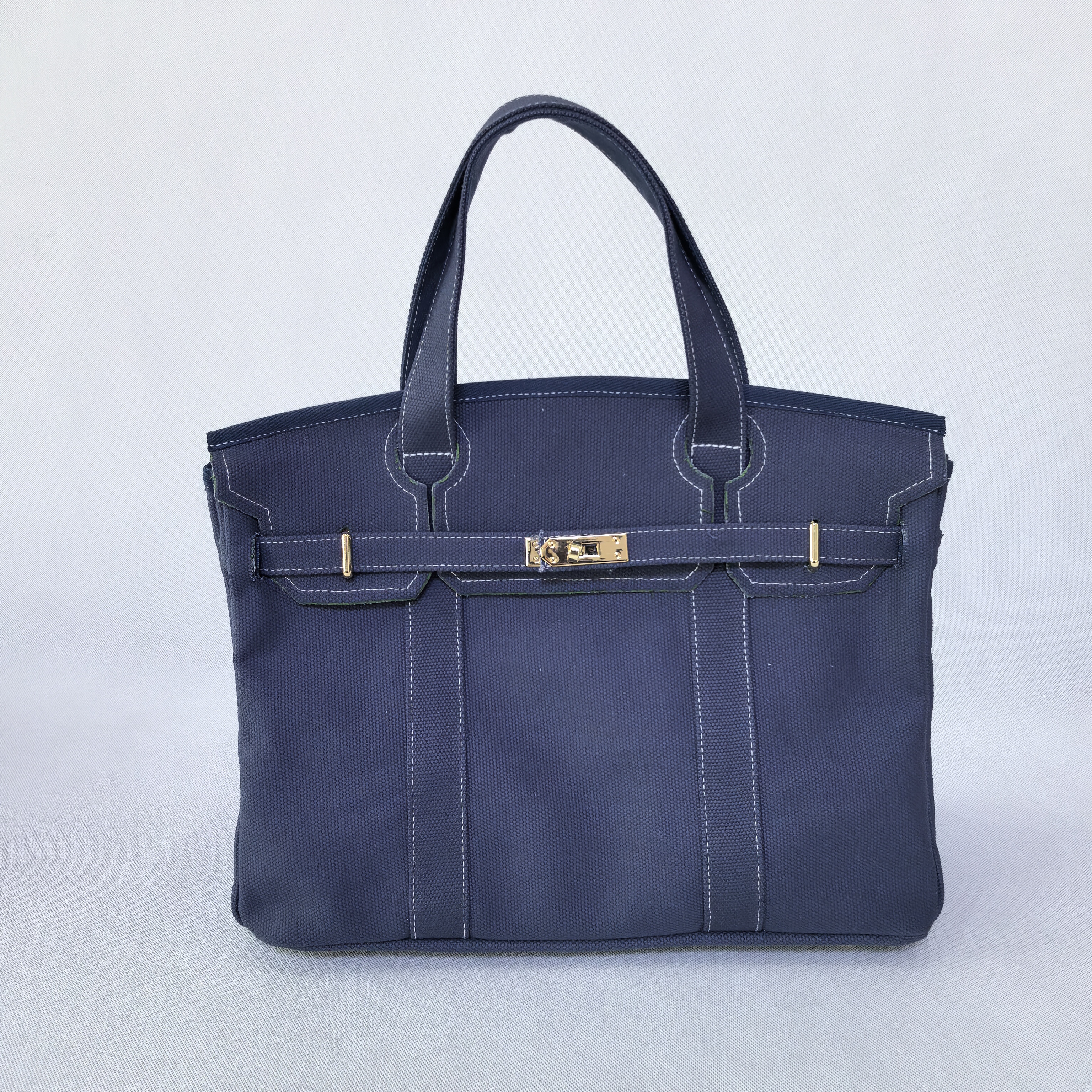 Bolsos de mano azul marino para mujer