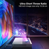 Projecteur Android 4K Changhong ChiQ, Marque Mondiale, Lumière Laser 5000 Lumens, Mise au Point Automatique, Commande Vocale, Cinéma Maison 3D