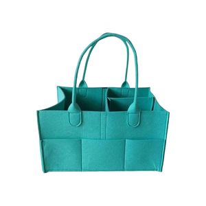 おむつキャディオーガナイザー携帯用ベビーバスケット交換テーブルバッグ保育園収納バスケットフェルト - Product Image 3