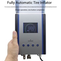 220V50Hz~60Hz Fully Automatic High-Precision Tire Inflator LCD Display Automotive Metal Oil-Lubricated Cylinder Inflation Tire
