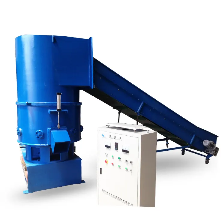 100-1000 Kg/u Capaciteit Van Automatische Pp Pe Film Afval Plastic Recycling Granulator Pelletizer Agglomerator