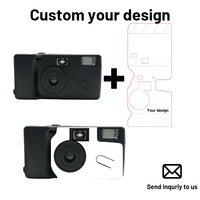 Kamera Film Retro C-41 Custom, Kamera Sekali Pakai 35mm, Kamera Sekali Pakai dengan Flash Cepat, Supplier Grosir untuk Acara dan Promosi