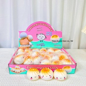 Juguete Antiestrés B24 Expression Buns, de Compresión Lenta, con Forma de Simulación, Color Aleatorio, en Caja - Product Image 1
