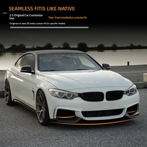 Spoiler Anteriore Angolare per Paraurti BMW <span class=keywords><strong>Serie</strong></span> 4 F33 F32 F36 2014-2020 in Materiale PP - Product Image 2