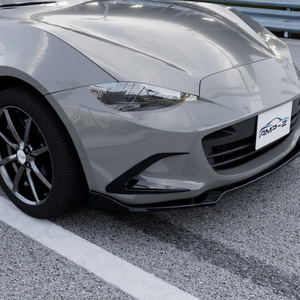 มาสด้า MX-5 Miata ND 2016+ สติกเกอร์กระจังหน้าช่องระบายอากาศสีดำเปียโนคาร์บอนไฟเบอร์เนื้อสัมผัสแบบมีกาวติดรถยนต์ - Product Image 1