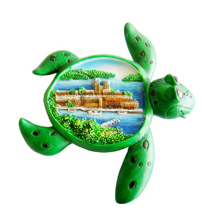 Imán <span class=keywords><strong>de</strong></span> Resina Pintado a Mano <span class=keywords><strong>de</strong></span> <span class=keywords><strong>Alberobello</strong></span>, Recuerdo Turístico Creativo <span class=keywords><strong>de</strong></span> la Ciudad Costera <span class=keywords><strong>de</strong></span> Vieste, Italia, Artesanía <span class=keywords><strong>de</strong></span> Poliresina, Imanes para Refrigerador - Product Image 3
