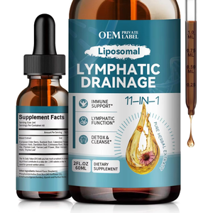 OEM Liposomal tetes drainase limfatik 11 in 1 Burdock organik echinroot acea Calendula suplemen pengobatan cair Oral - Product Image 6