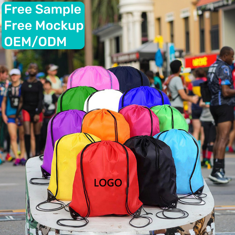 Wholesale Promotional Polyester Nylon Drawstring 34cm