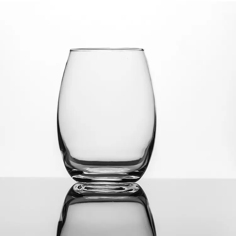 شعار مخصص كأس نبيذ بدون ممسك شخصية طقم زجاج نبيذ جلي لحضور حفل زفاف